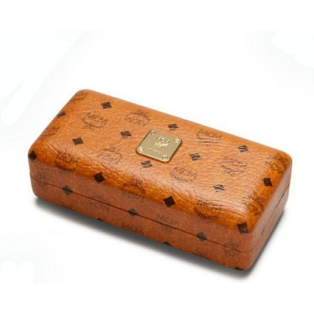 Pre love MCM Camel Tan Leather Sungalsses Case